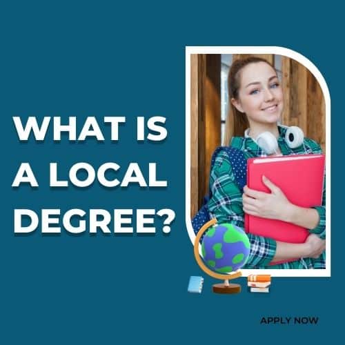 What is a local degree?